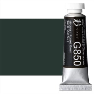 Holbein Artist Gouache Irodori Russet Green / Mirucha 15ml G850A