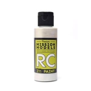This is a 2 oz bottle of Acrylic RC Paint made by Mission Models. Key Features Acrylic, non-solvent based RC paints are ideal for polycarbonate RC bodies Triple-pigmented for maximum opacity, this paint will not fade over time and can be airbrushed straight from the bottle at 10-15 psi The paint can also be reduced using MMA-002 or MMA-003 at a ratio of 2-3 drops of reducer per 10 drops of paint