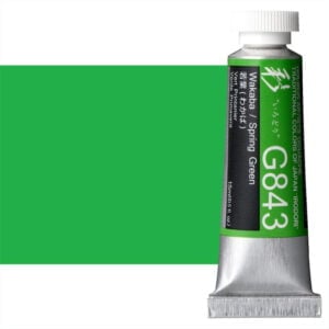 Holbein Artist Gouache Irodori Spring Green / Wakaba 15ml G843A
