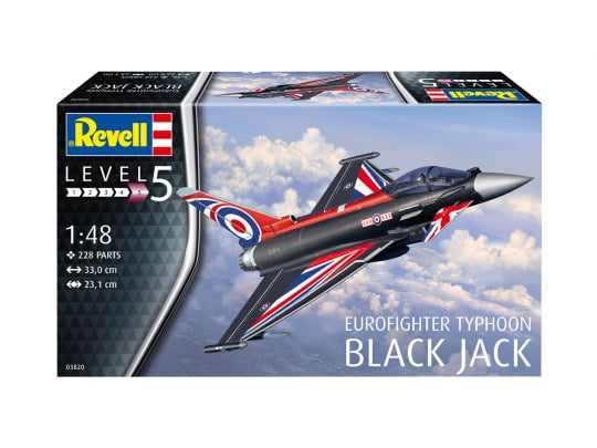 Revell Eurofighter Typhoon Black Jack 1/48 Scale RVG 03820