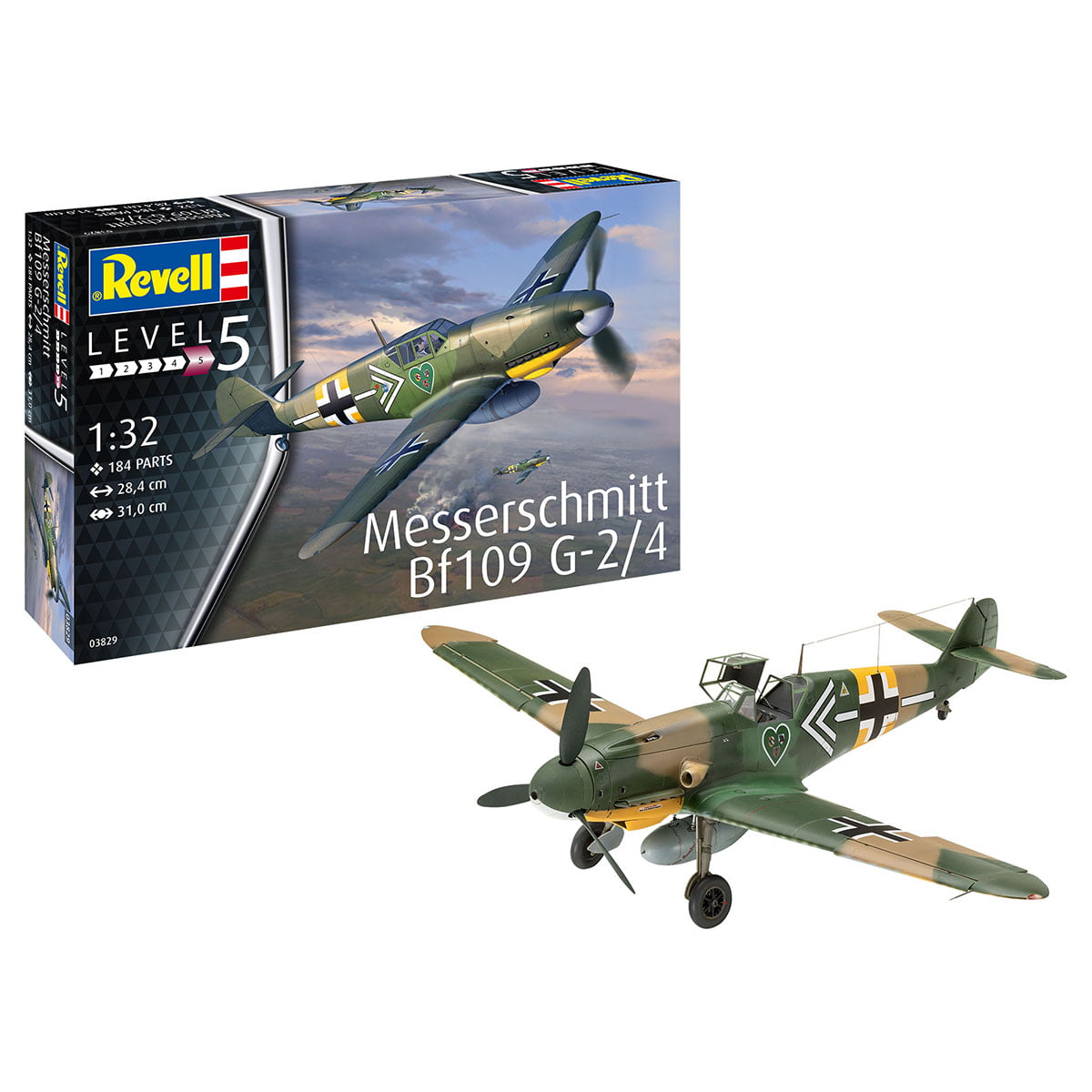 Revell Messerschmitt Bf109 G-2/4 1/32 Scale RVG 03829