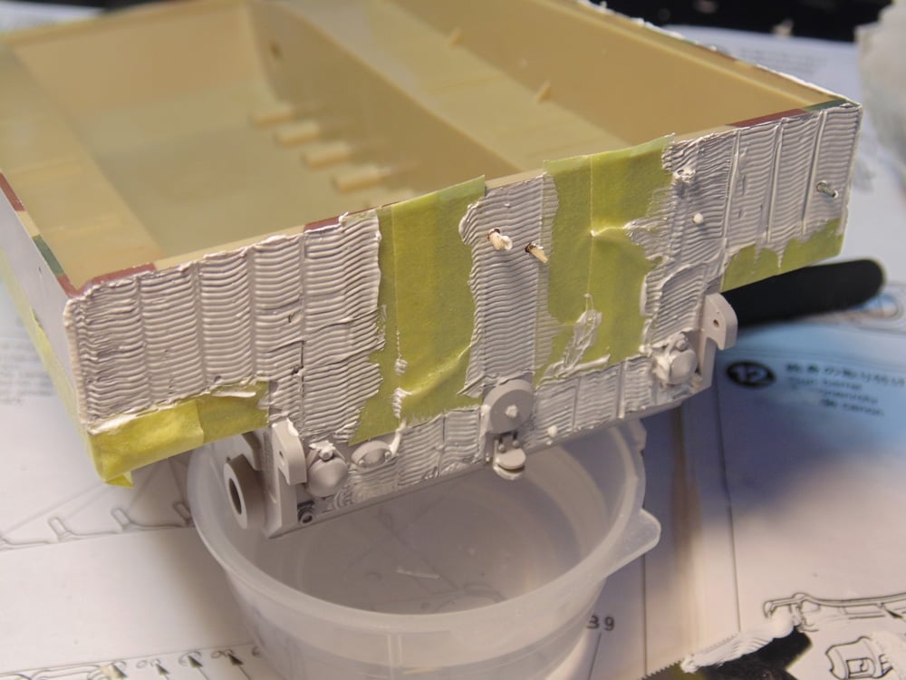 Back plate fully coated