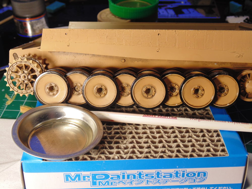 Left side wheels highlighted