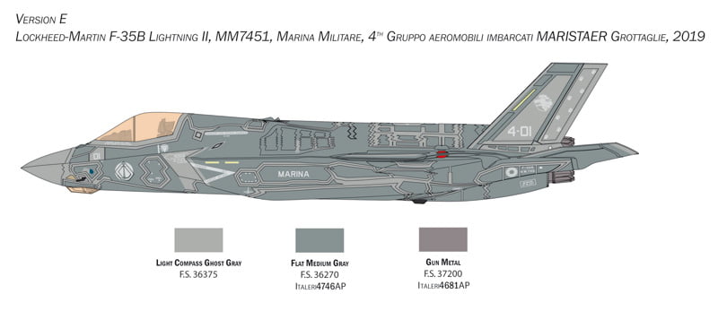 Italeri Lockheed Martin P-35B Lightning II 1/48 Scale 2810