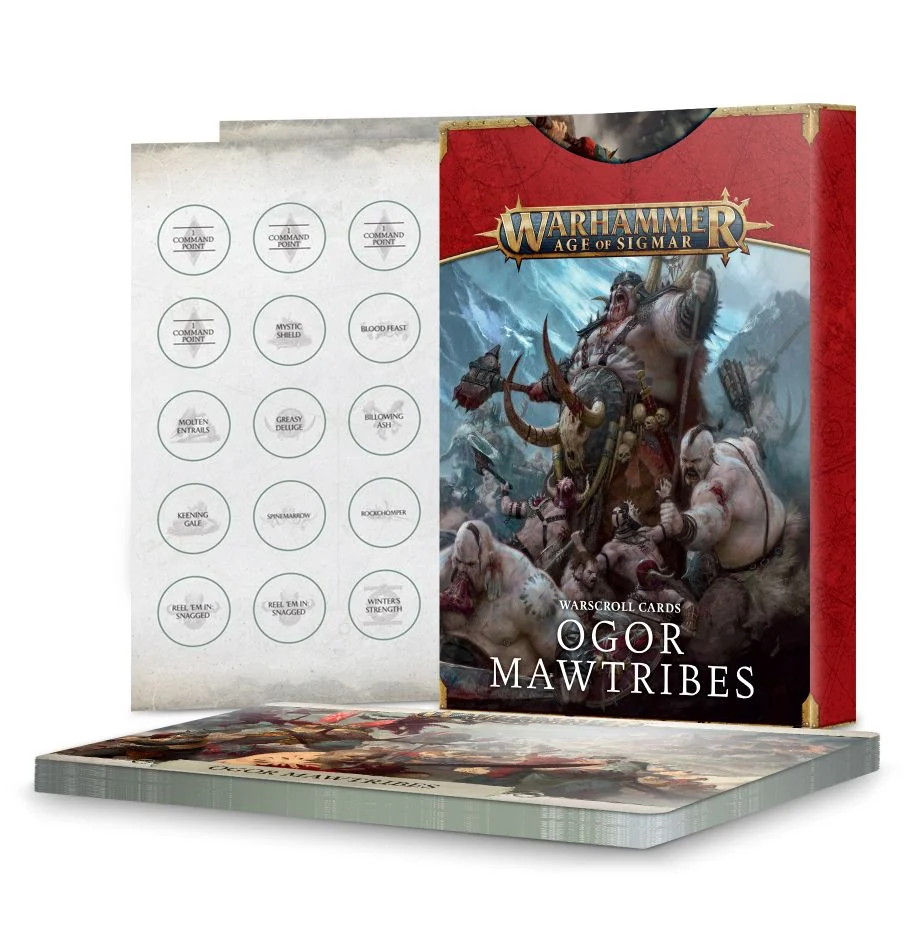 Warhammer Age of Sigmar Warscroll Cards Ogor Mawtribes 95-04 • Canada's ...
