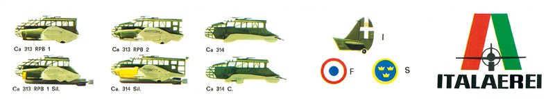 Italeri Caproni CA. 313 CA. 314 1/72 Scale 0106