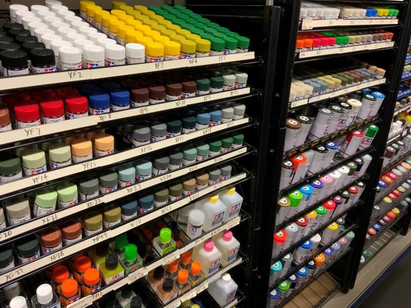 Sunward Paint Rack Selection