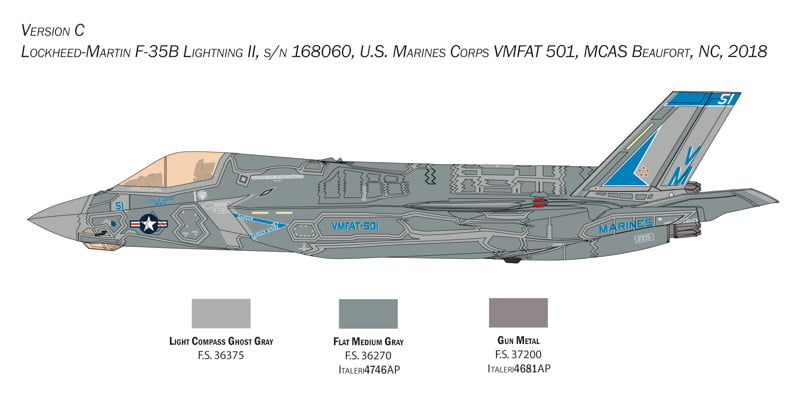 Italeri Lockheed Martin P-35B Lightning II 1/48 Scale 2810