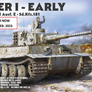 Andys HHQ Tiger 1 Early Production with Figure 1/16 Scale AHHQ-003