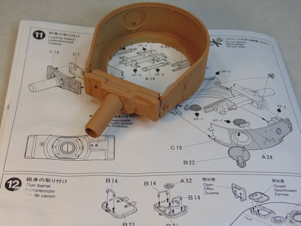 Step 11 turret body front