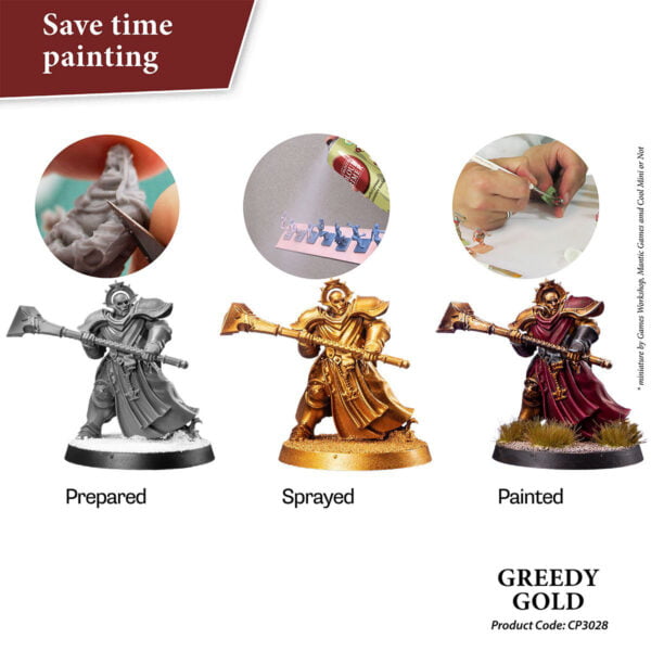 The Army Painter Spray Greedy Gold CP3028