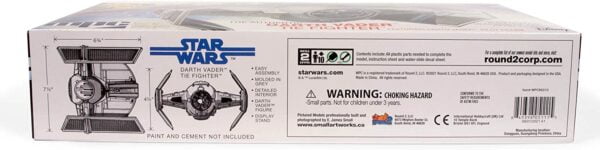 MPC Star Wars a New Hope Darth Vader Tie Fighter Scale MPC952