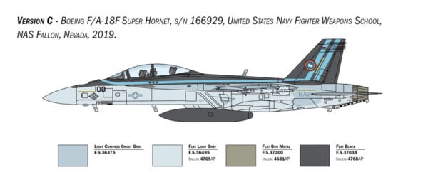 Italeri F?a-18F Super Hornet US Navy Colors 1/48 Scale 2823