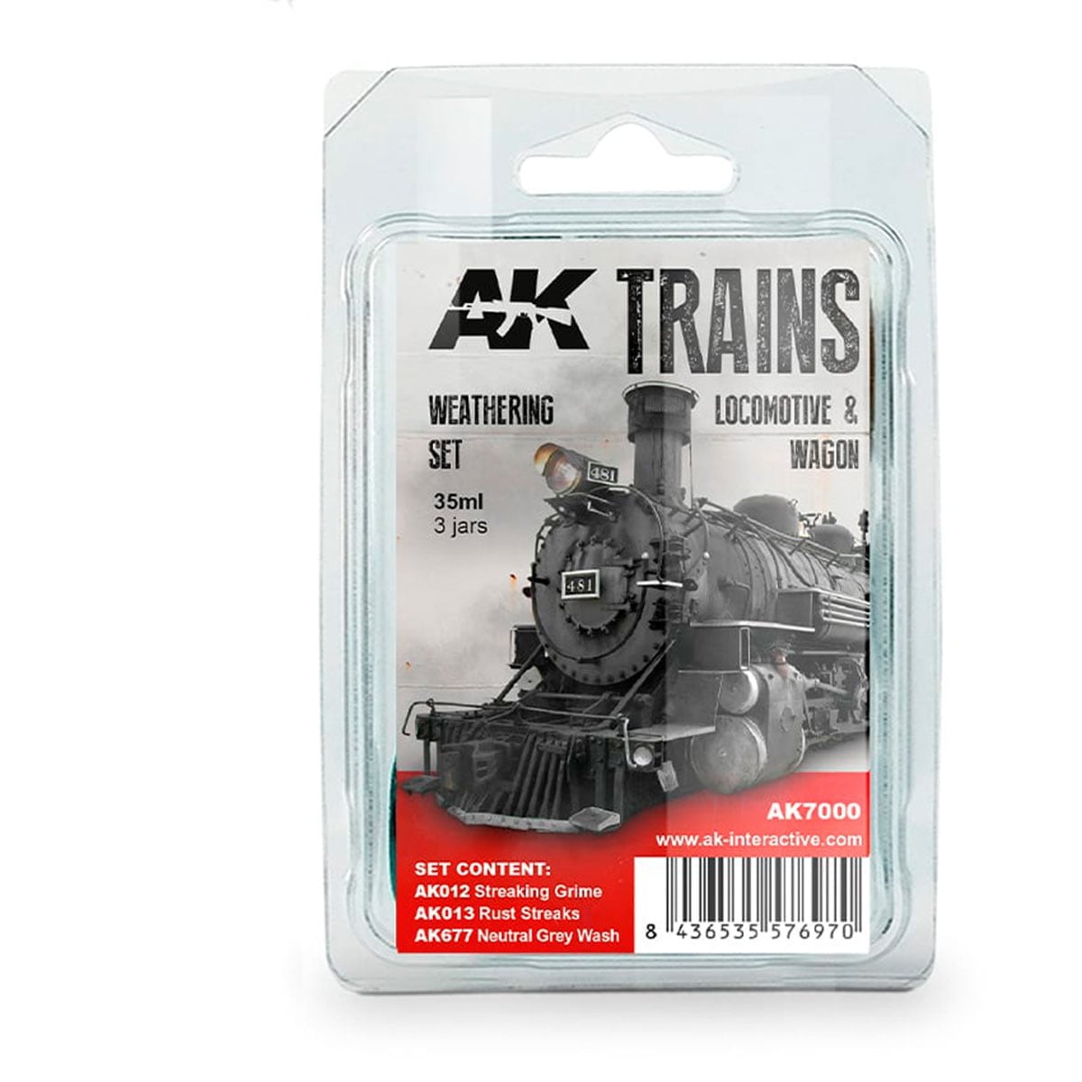 AK Interactive Locomotive and Wagon Train Weathering Set AKI 7000