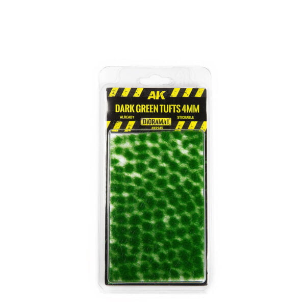 AK Interactive Dark Green Tufts 4mm AKI 8245