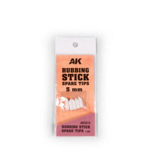 AK Interactive Rubbing Stick Spare Tips 5mm AKI 9319