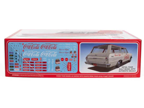 AMT 1963 Chevy II Nova Station Wagon with Cokes Crates 1/25 Scale 1353