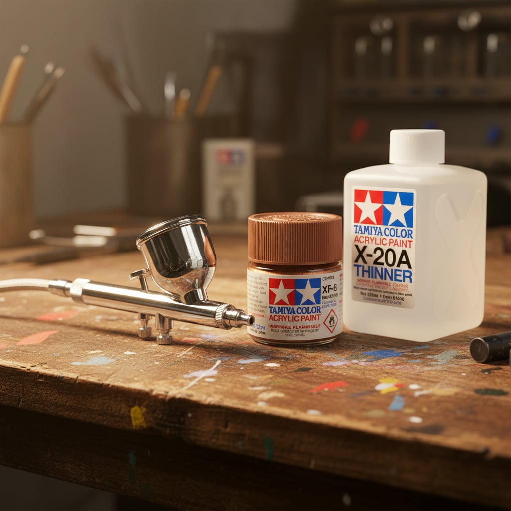 Peintures acryliques Tamiya XF6 X-F6 81706 Cuivre