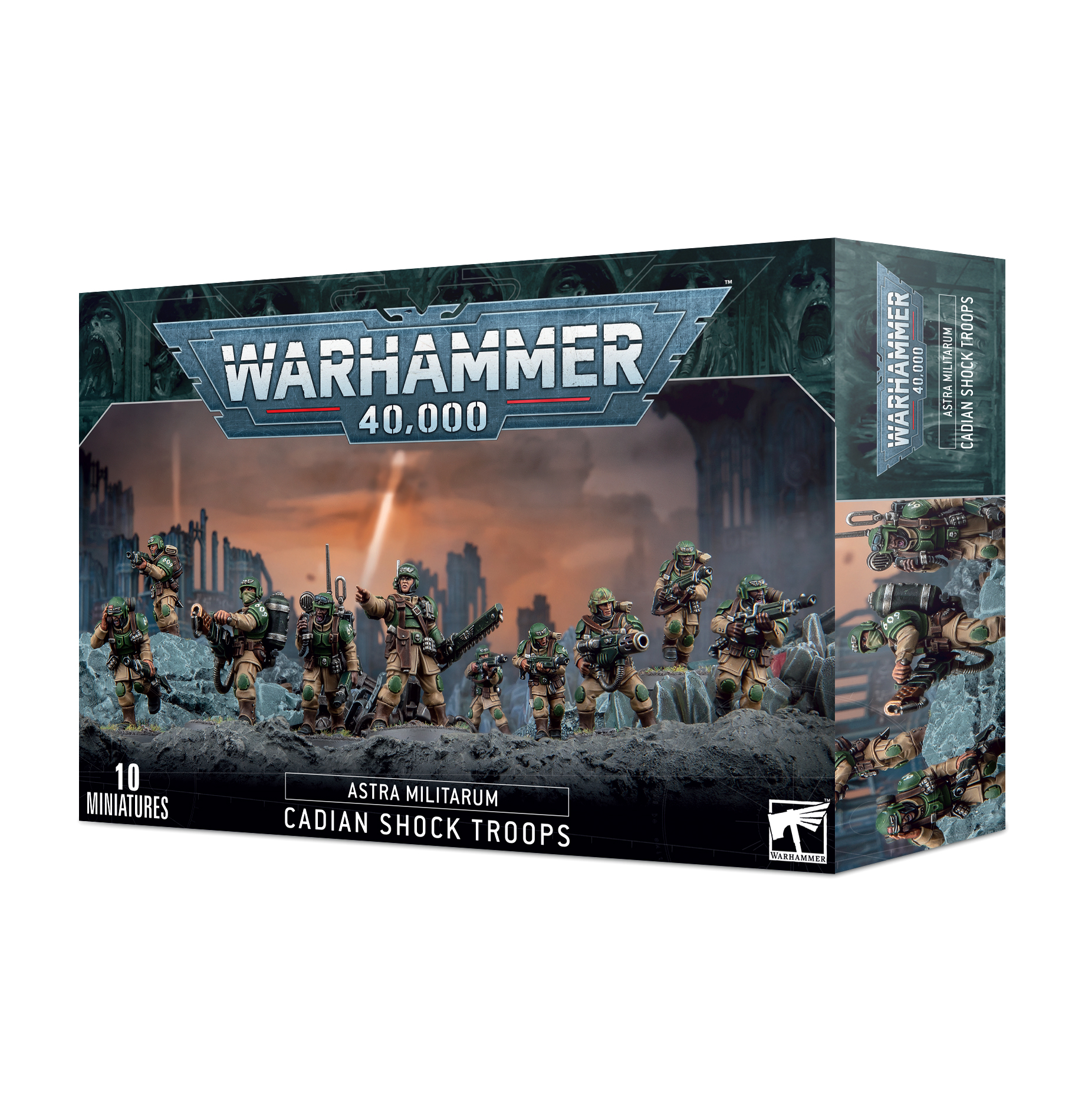 Astra Militarum Cadian Shock Troops 47-33 Warhammer