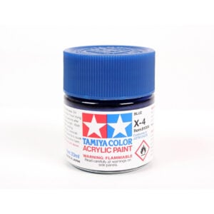 Tamiya Acrylic Paints X4 X-4 81004 Blue Large 23ml