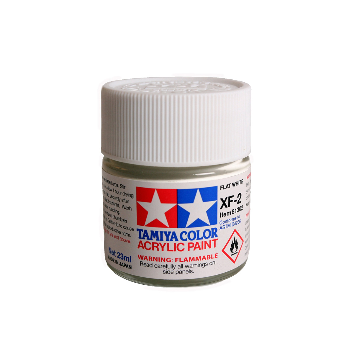 Tamiya Acrylic Paints XF2 XF-2 81302 Flat White Large 23ml