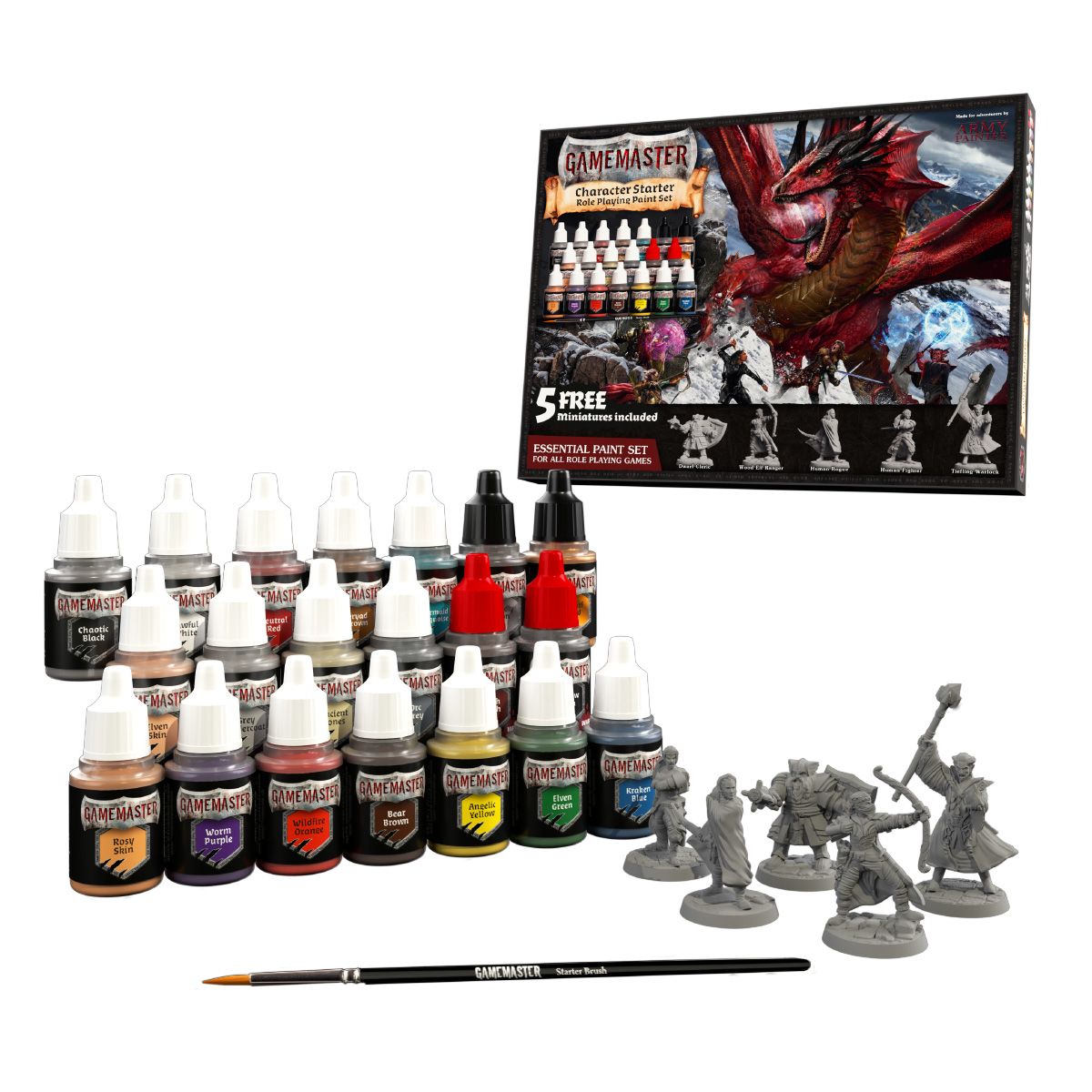 The Army Painter Gamemaster Character Starter Set with 5 Miniatures GM1004