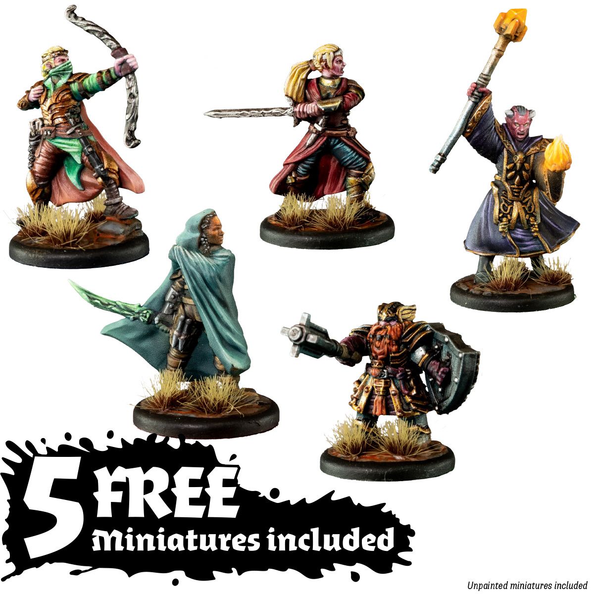 The Army Painter Gamemaster Character Starter Set with 5 Miniatures GM1004