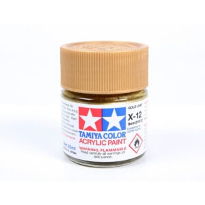 Tamiya Acrylic Paints X12 X-12 81512 Gold Leaf Large 23ml