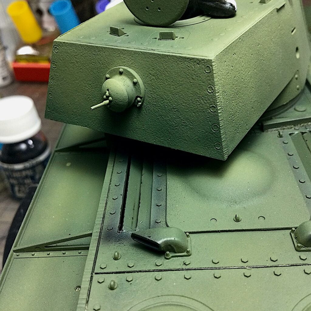 KV 1 1941 EARLY REAR TURRET MG