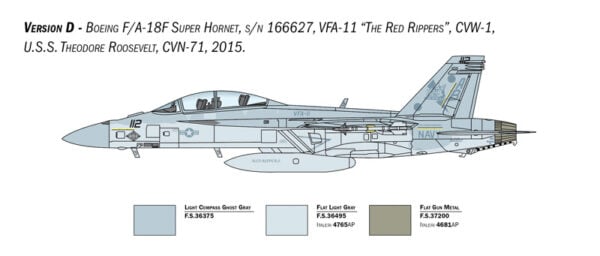 Italeri F?a-18F Super Hornet US Navy Colors 1/48 Scale 2823
