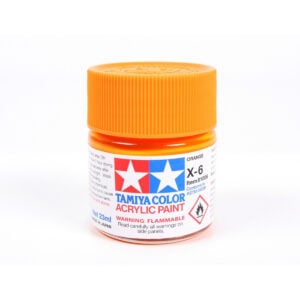 Tamiya Acrylic Paints X6 X-6 81006 Orange Large 23ml