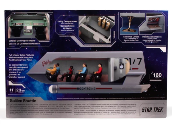 Polar Lights Star Trek Galileo Shuttle with Interior 1:32 Scale 995