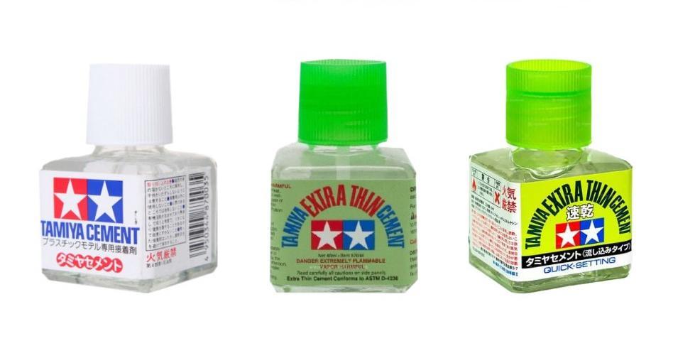 TAMIYA CEMENT TYPES 40ml