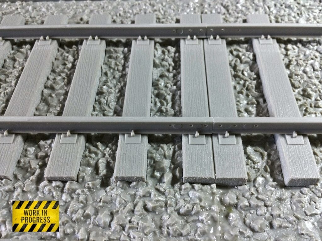 TRUMPETER RAILROAD BASE STANDARD EUROPEAN GAUGE scaled 1