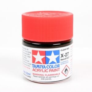 Tamiya Acrylic Paints X27 X-27 81027 Clear Red Large 23ml