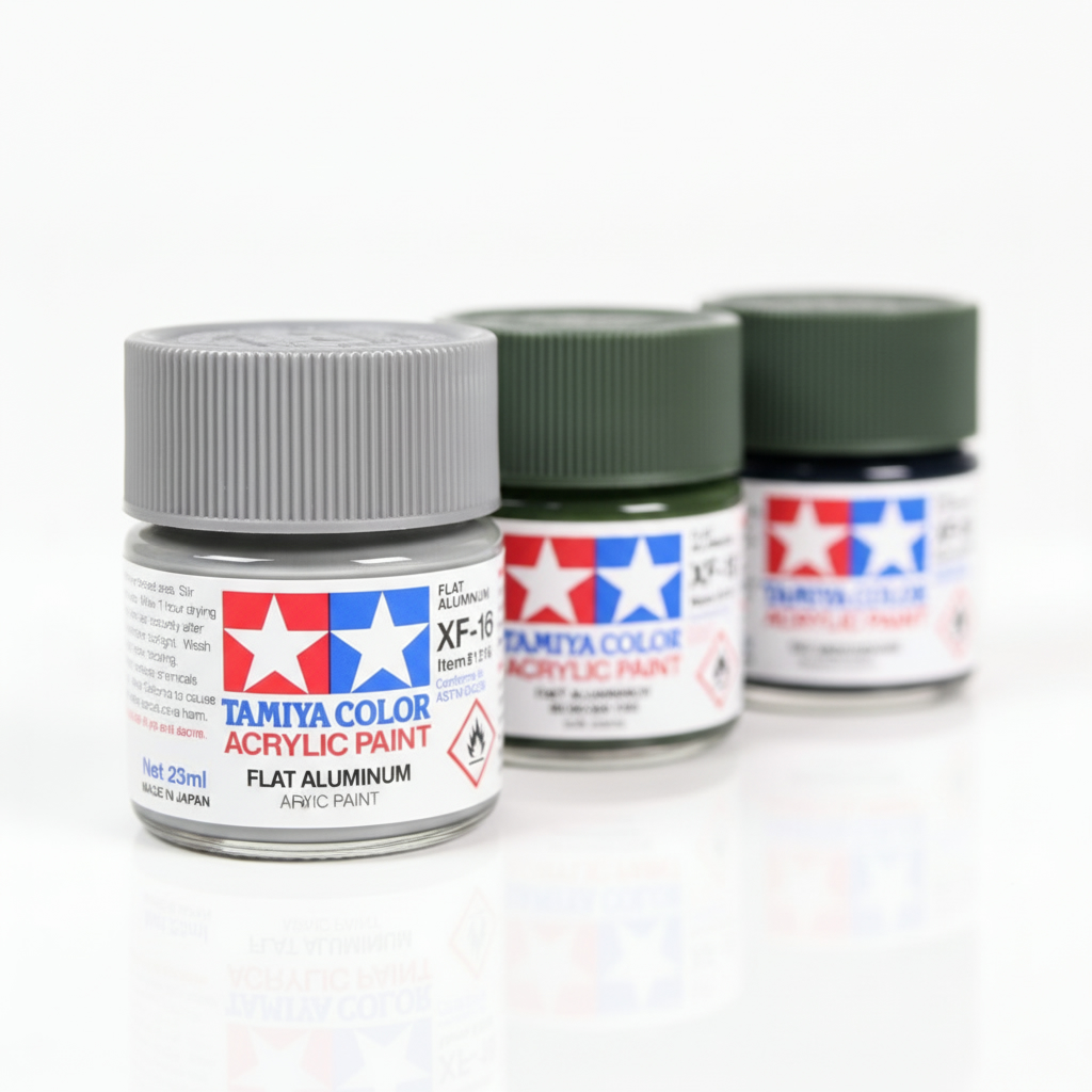 Tamiya Acrylic Paints XF16 XF-16 81316 Flat Aluminum Large 23ml