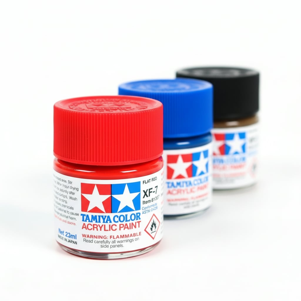 Tamiya Acrylic Paints XF7 XF-7 81307 Flat Red Large 23ml