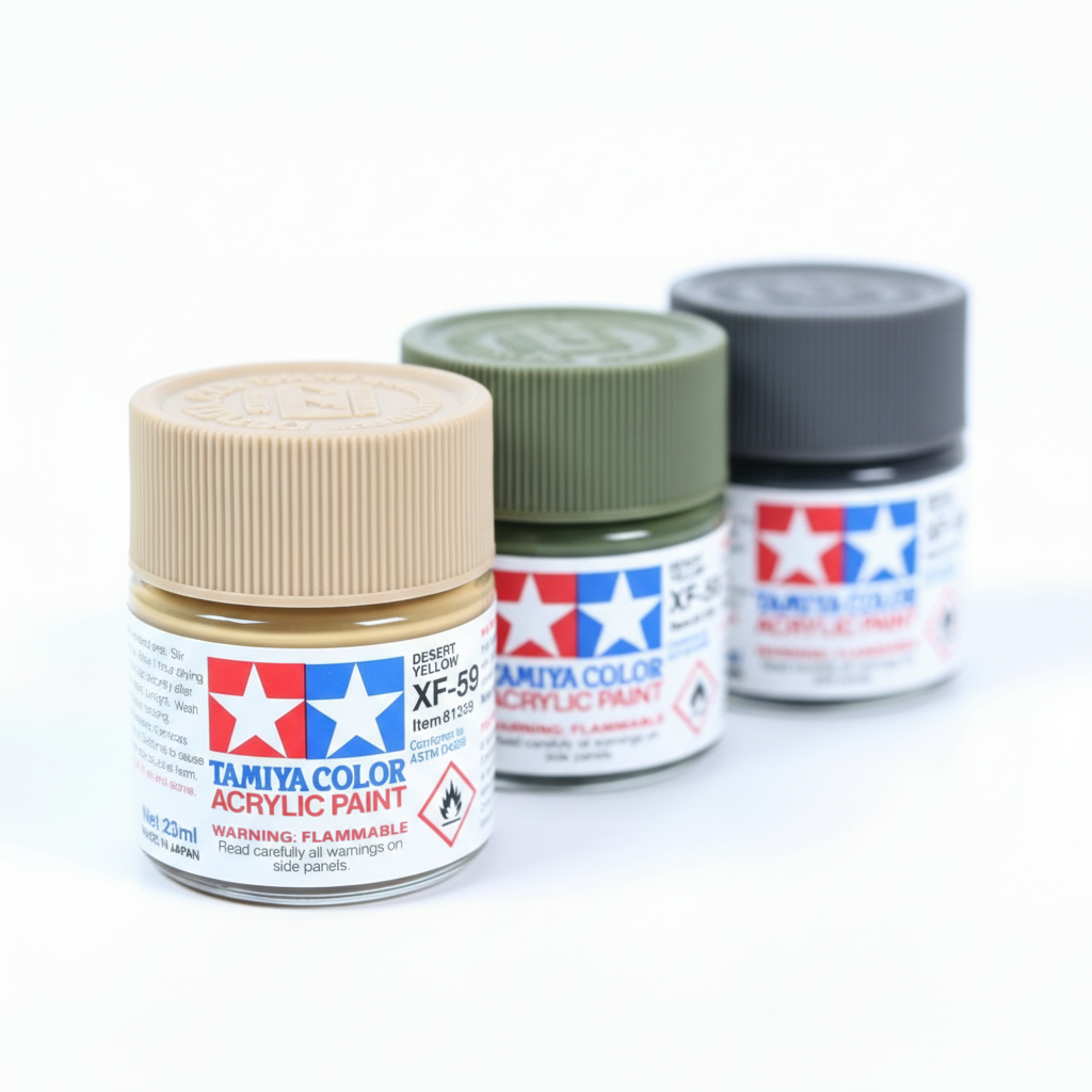 Tamiya Acrylic Paints XF59 XF-59 81359 Desert Yellow Large 23ml