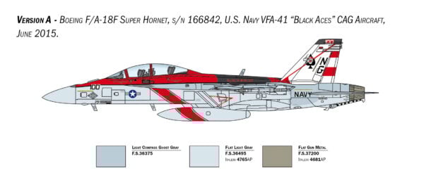 Italeri F?a-18F Super Hornet US Navy Colors 1/48 Scale 2823