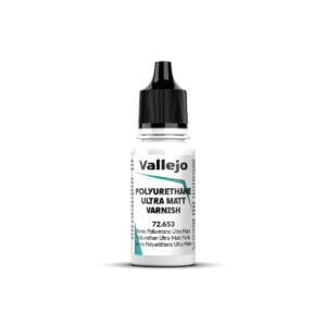 Vallejo Game Color Auxiliary Polyurethane Ultra Matt Varnish 18ml 72653