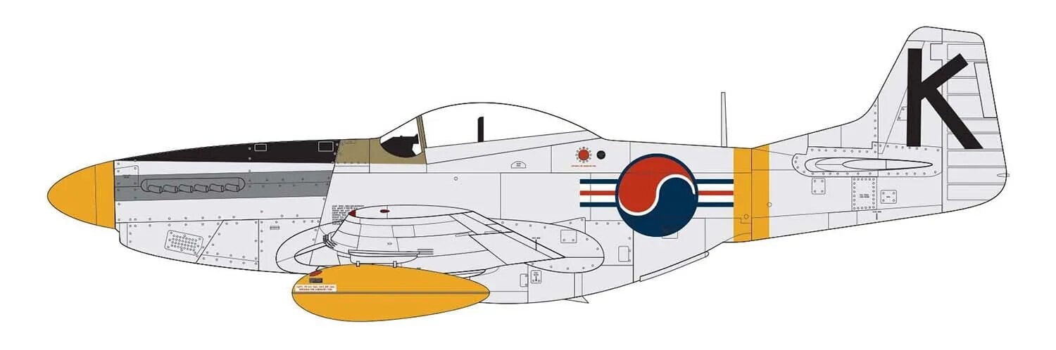 Airfix North American F-51D Mustang 1/72 Scale A02074A