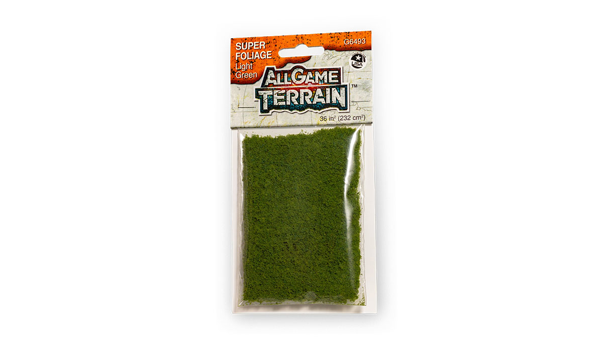 All Game Terrain Light Green Super Foliage 6493