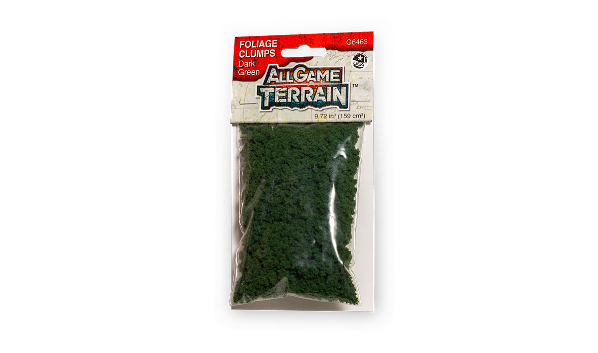 All Game Terrain Dark Green Foliage Clumps 6463