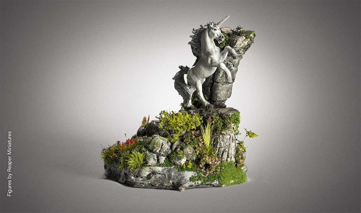 All Game Terrain Purple Flower Tufts 6628