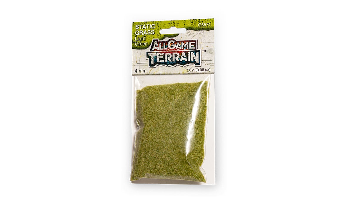 All Game Terrain Light Green Static Grass 4mm 6571