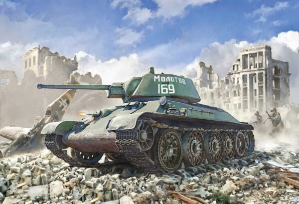 Italeri T-34/76 Model 1943 Premium Edition Tank 1/35 Scale 6570
