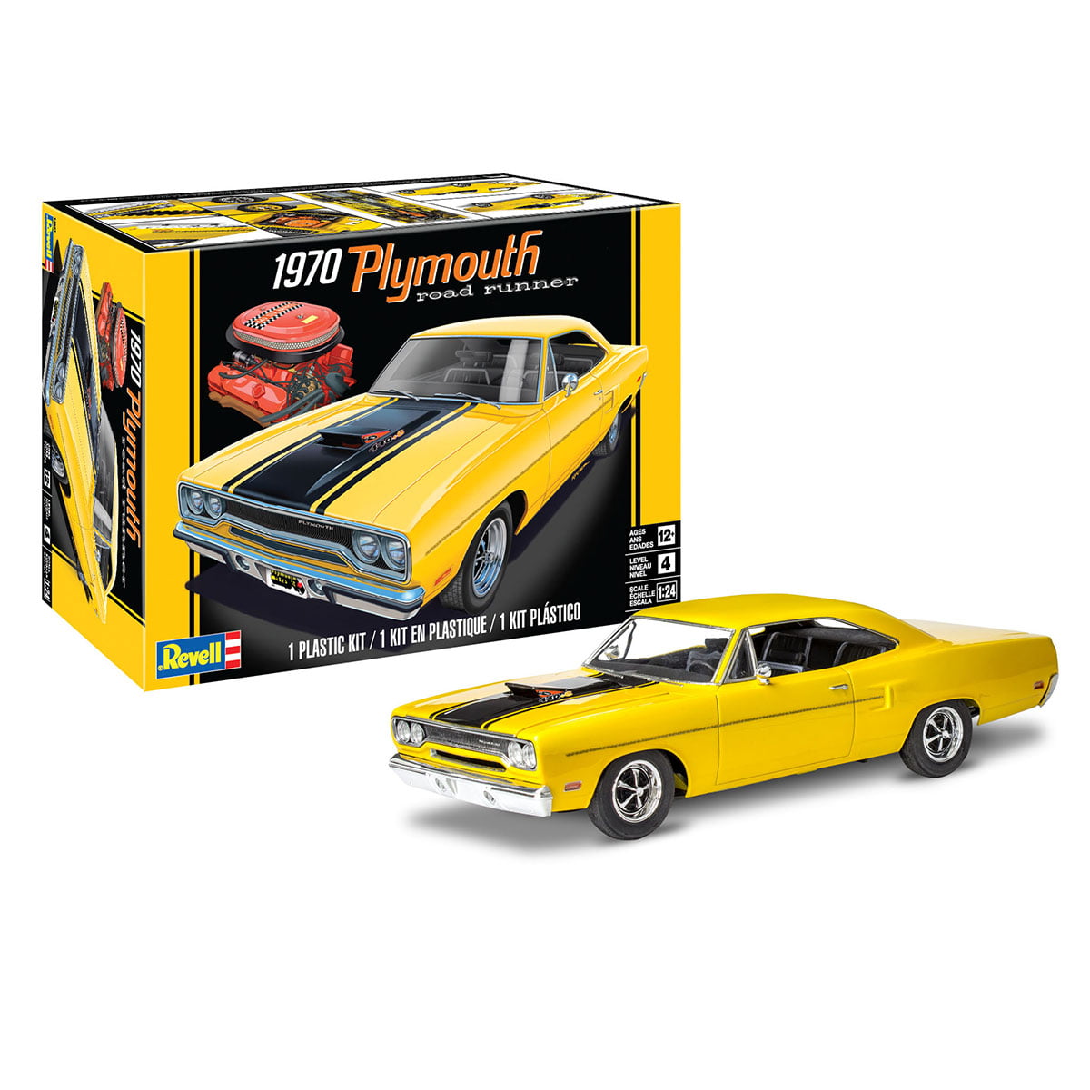 Revell 1970 Plymouth Road Runner 1/24 Scale RMX 854531 14531 • Canada