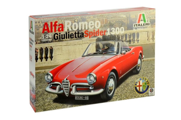 Italeri Alfa Romeo Giulietta Spider 1300 1/24 Scale 3653