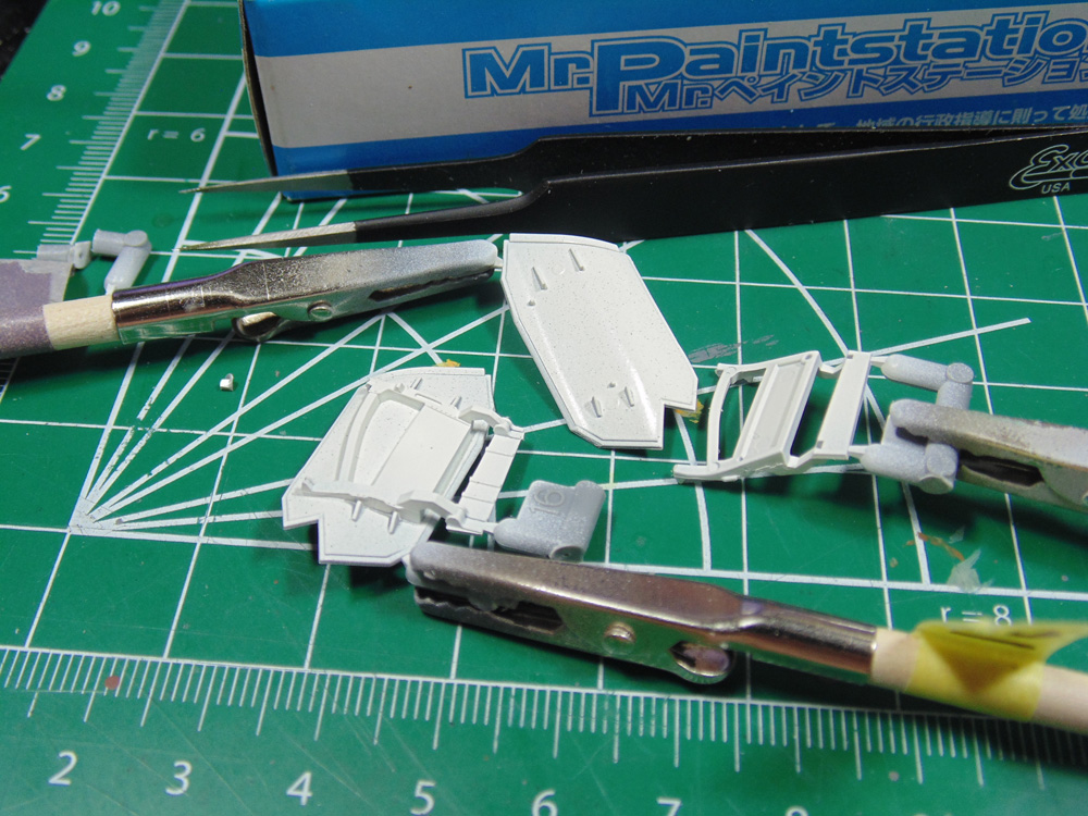 Landing Bay doors being assembled