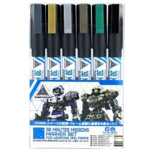 Gundam 30 Minutes Missions Marker Set for Weapons and Frame TMS01